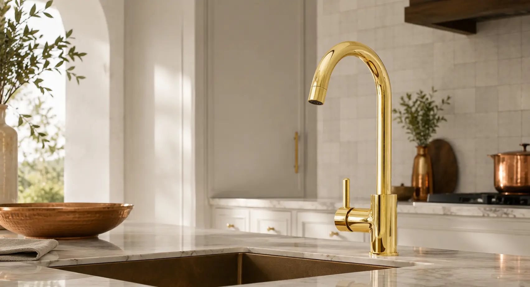 Kitchen Brass Fixtures (2)